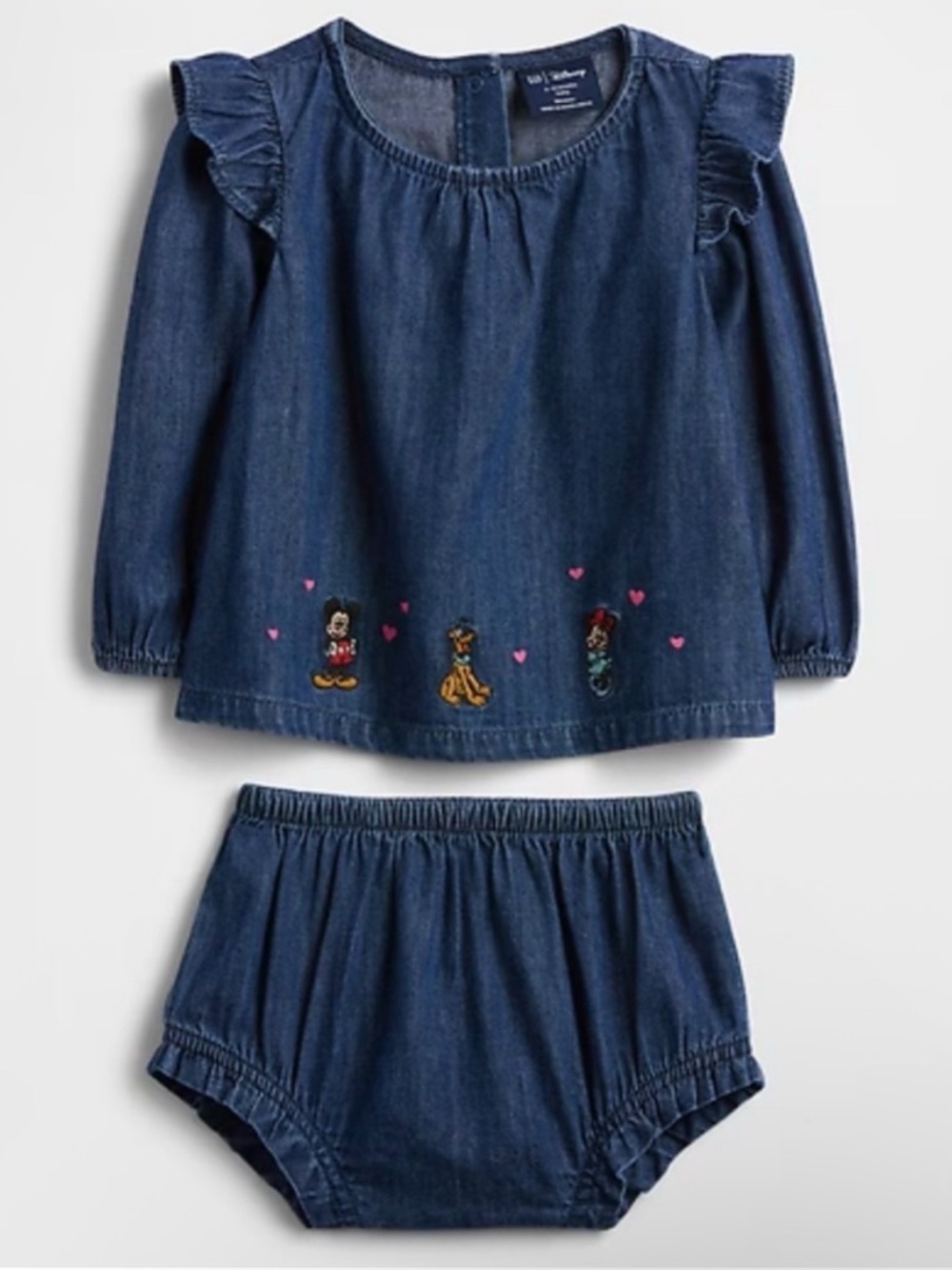 Gap × Disney Baby Denim Outfit Set 6-12 month
